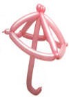 Sculture di Palloncini per Feste di Bambini Ombrellino